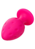 Cheeky Silicone Textured Anal Plugs Large/Small (Set of 2) - Pink