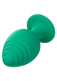 Cheeky Silicone Textured Anal Plugs Large/Small (Set of 2) - Green