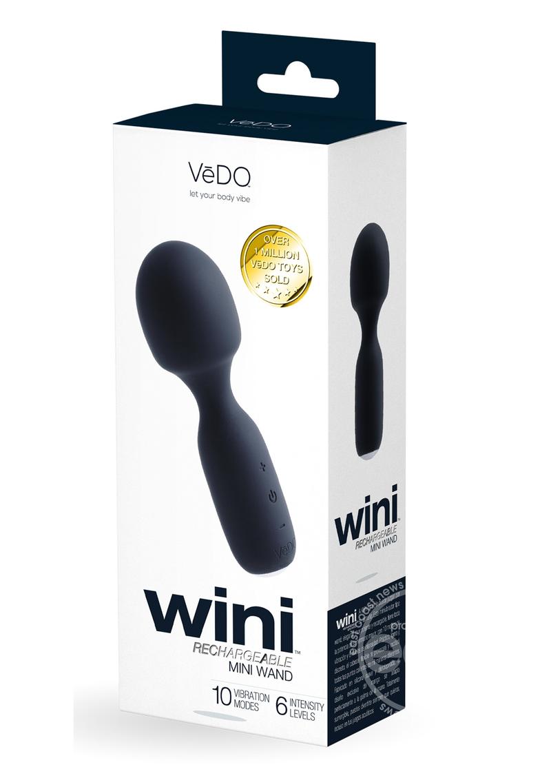 VeDO Wini Silicone Rechargeable Mini Wand Massager