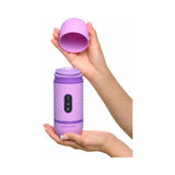 Pipedream Fantasy For Her Love Thrust-Her Rechargeable Silicone Thrusting Vibrator Purple