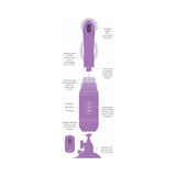 Pipedream Fantasy For Her Love Thrust-Her Rechargeable Silicone Thrusting Vibrator Purple