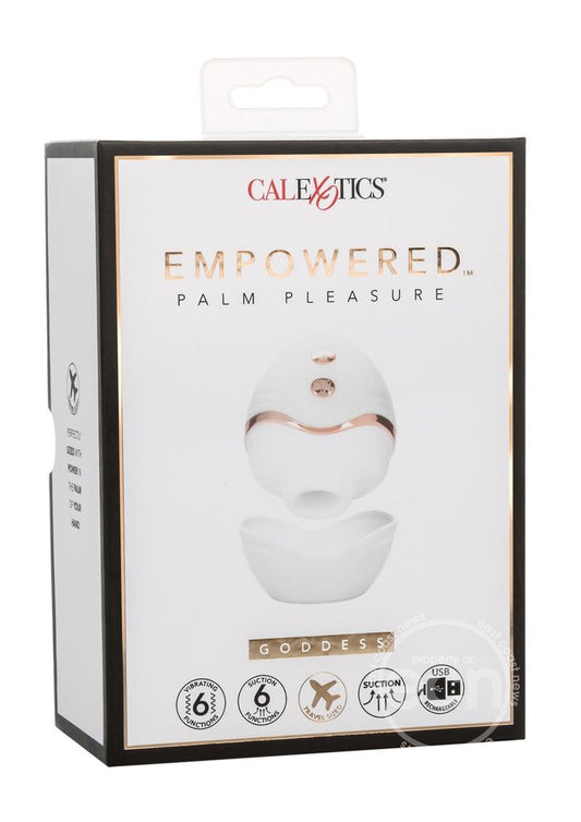 Empowered Palm Pleasure Goddess Silicone Rechargeable Stimulator