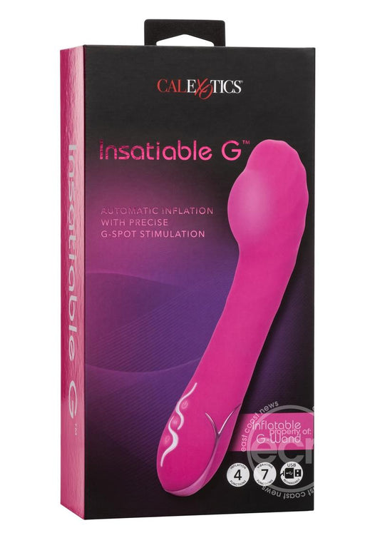 Insatiable G Inflatable G-Wand Silicone Rechargeable Vibrator