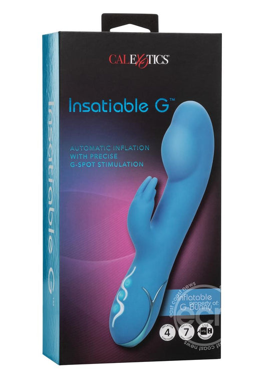 Insatiable G Inflatable G-Bunny Silicone Rechargeable Vibrator