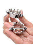 Master Series Crowned Magnetic Crown Nipple Clamps - Stainless Steel