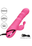 California Dreaming Santa Barbara Surfer Silicone Rechargeable Rabbit Vibrator - Pink