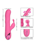 California Dreaming Santa Barbara Surfer Silicone Rechargeable Rabbit Vibrator - Pink