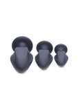 Master Series Triple Juicers Silicone Anal Trainer Set (3 piece) - Black