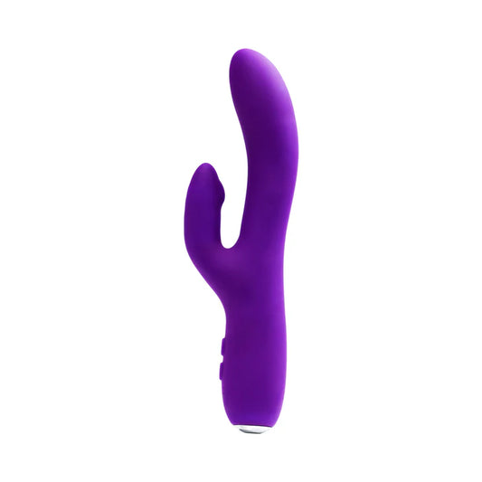 VeDO Rockie Rechargeable Silicone Dual Vibrator - Into You Indigo