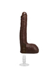 Signature Cocks Ricky Johnson Dildo 10in - Chocolate