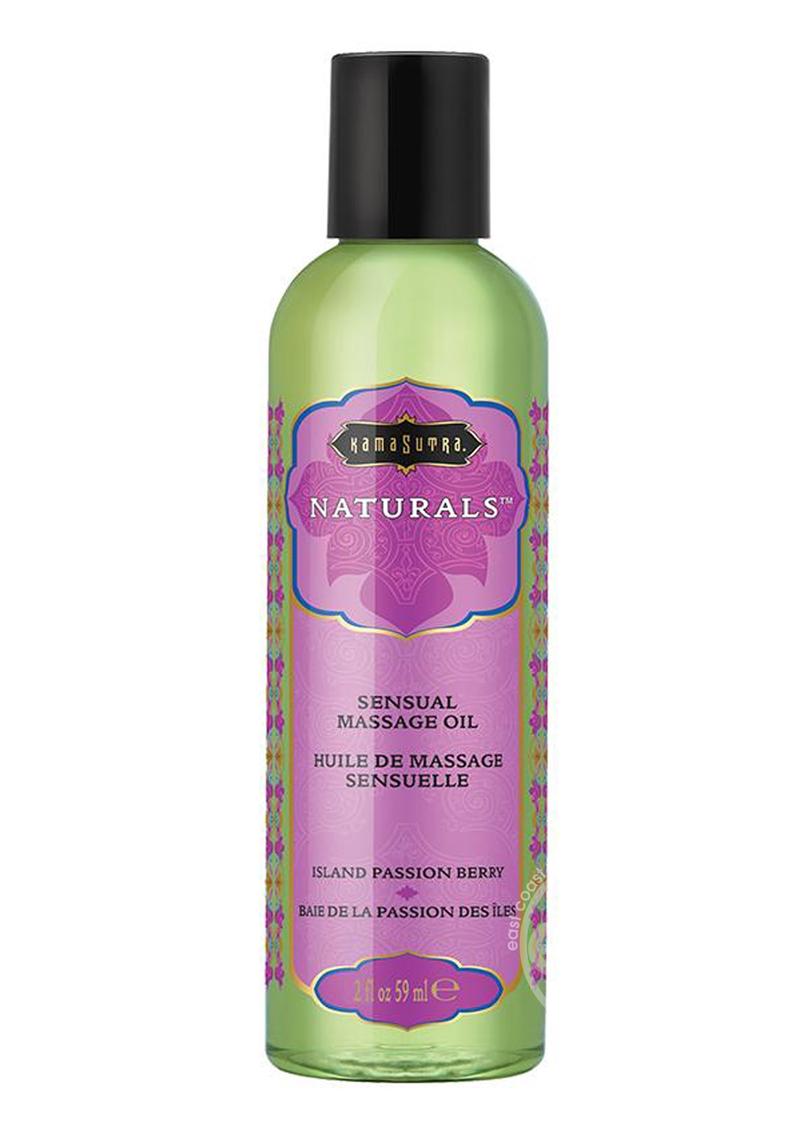 Naturals Massage Oil Island Passion Berry 2oz