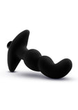 Anal Adventures Platinum Silicone Rechargeable Vibrating Prostate Massager 03 - Black