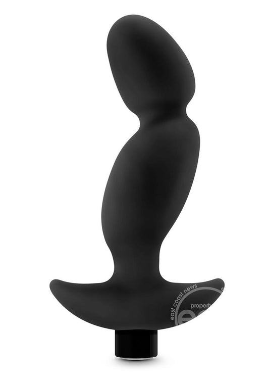 Anal Adventures Platinum Silicone Rechargeable Vibrating Prostate Massager 04 - Black