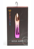 Nu Sensuelle Aluminium 60SX AMP Rechargeable Warming Bullet - Rainbow