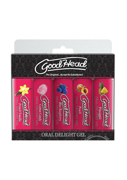 GoodHead Oral Delight Gel (5 Pack) 1oz - Assorted