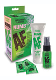 Numb AF Spearmint Flavored Densitizing Collection Cream, Spray & Mints