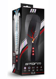 M for Men Storm Rechargeable Vibrating Suction Masturbator Black