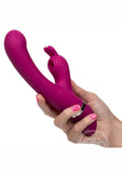 Foreplay Frenzy Bunny Kisser Silicone Rabbit Vibrator - Purple