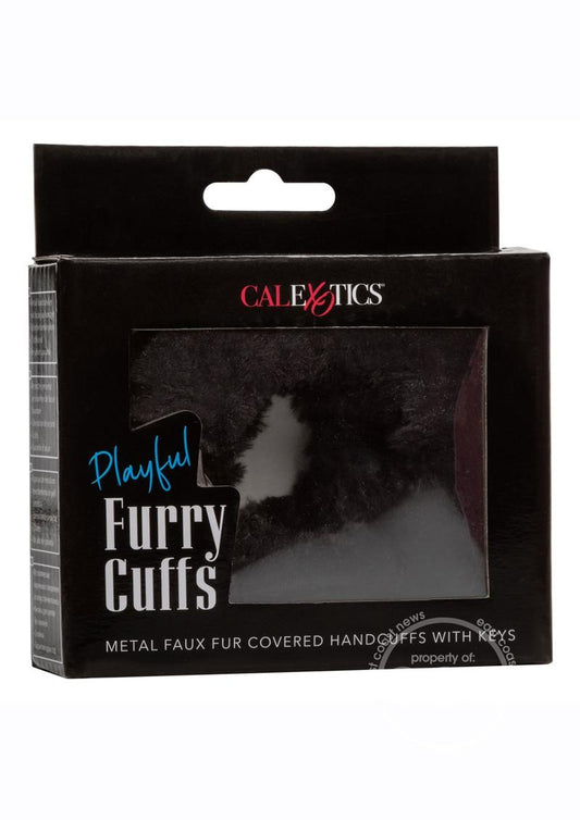 Playful Furry Cuffs - Black