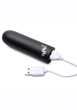 Bang! 10X Rechargeable Vibrating Bullet - Black