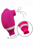 Stardust Supernova Silicone Vibrating Clitoral Stimulator - Magenta