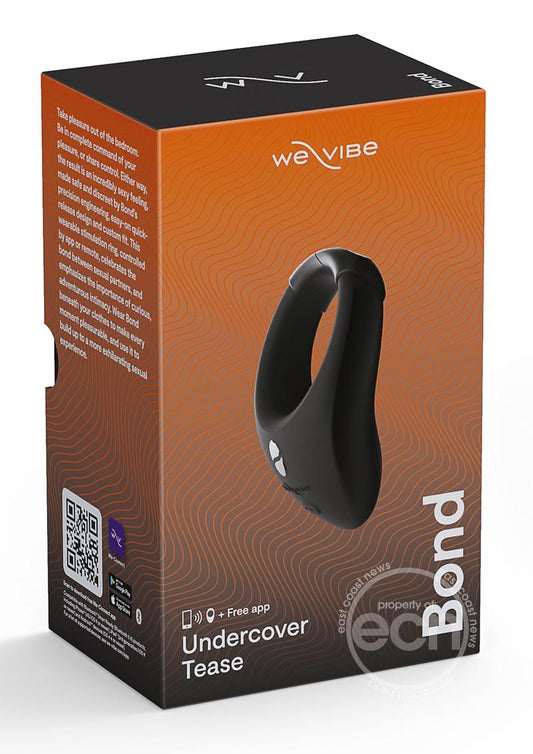 We-Vibe Bond Rechargeable Silicone Cock Ring - Black