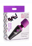 Bang! 10X Vibrating Mini Rechargeable Silicone Wand Massager