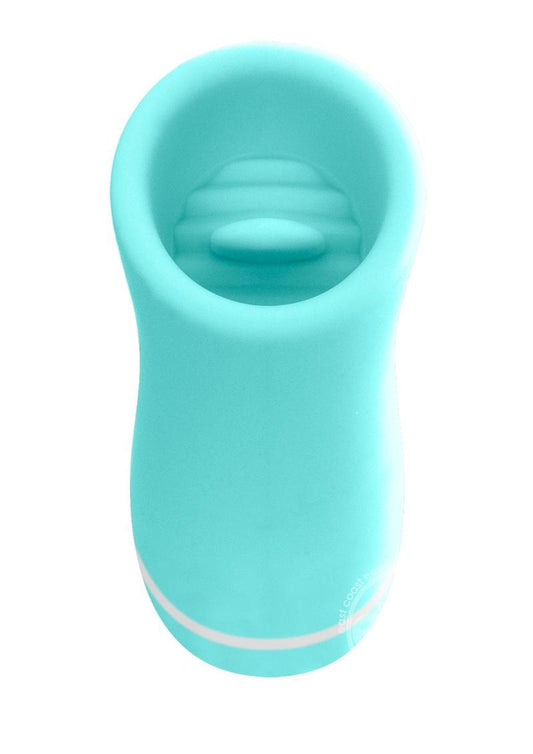 VeDO Liki Rechargeable Silicone Flicker Vibrator - Teal