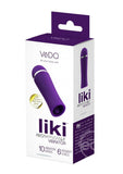 VeDO Liki Rechargeable Silicone Flicker Vibrator - Deep Purple