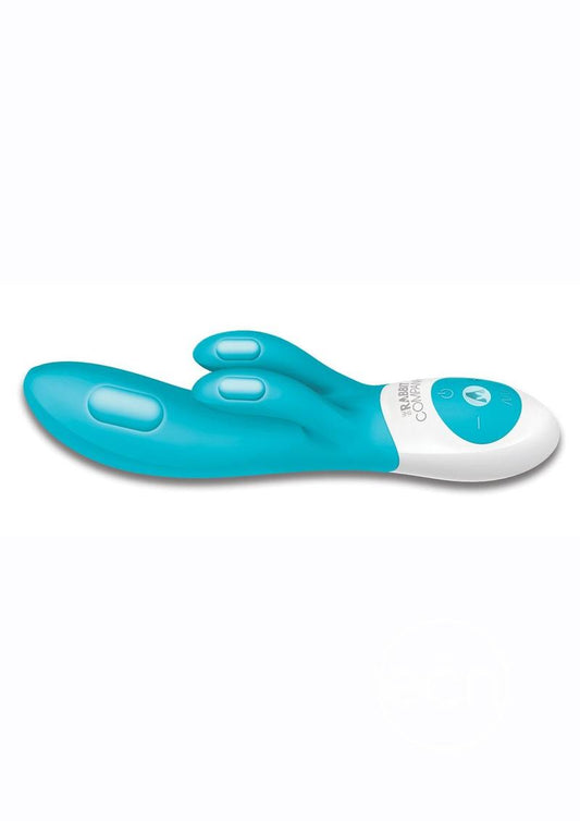 The Rabbit Company The Rumbly Rabbit Rechargeable Silicone Rabbit Vibrator - Blue