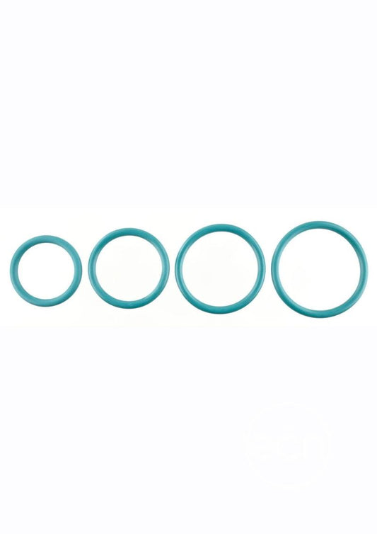 Rubber O-Ring Assorted Sizes (4 pack) - Emerald