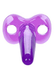 Silicone Tee Probe Butt Plug - Purple