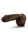 Dr. Skin Glide Gold Collection Self Lubricating Dildo with Balls 8.5in