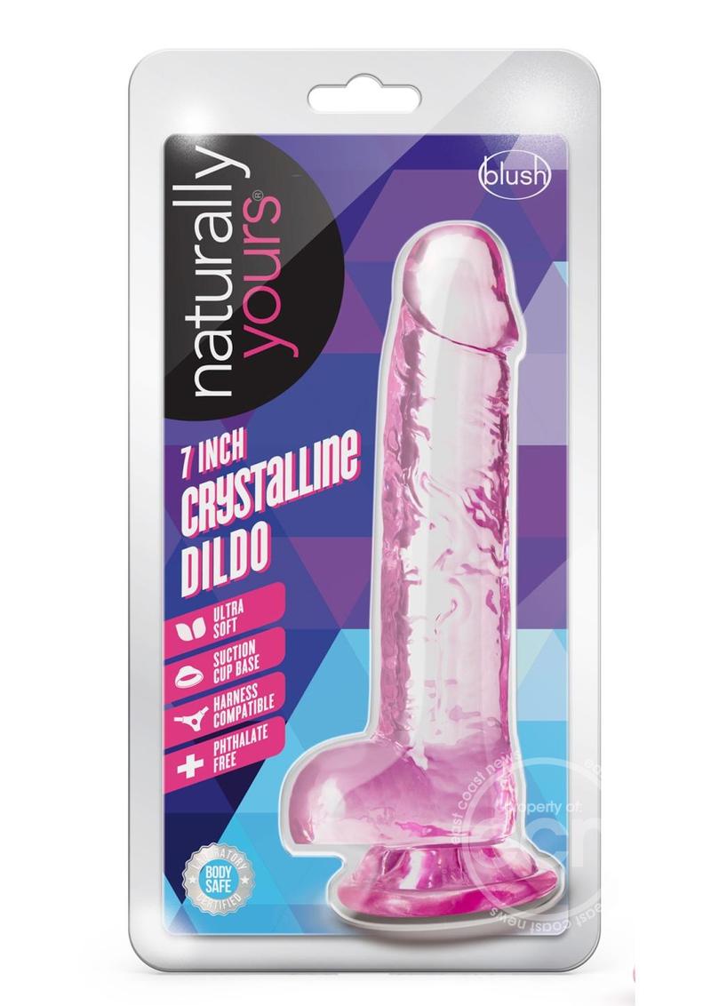 Naturally Yours Crystalline Dildo 7in