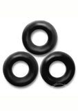 Oxballs Fat Willy Jumbo Cock Ring (3 pack) - Black