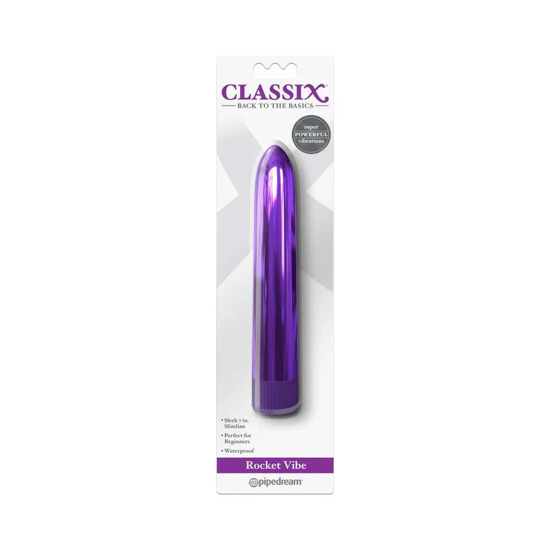 Pipedream Classix Rocket Vibe 7 in. Slimline Vibrator(discontinued)