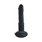 Anal Fantasy Elite Vibrating Ass Fucker 12 in. Thrusting Dildo With Suction Cup Black