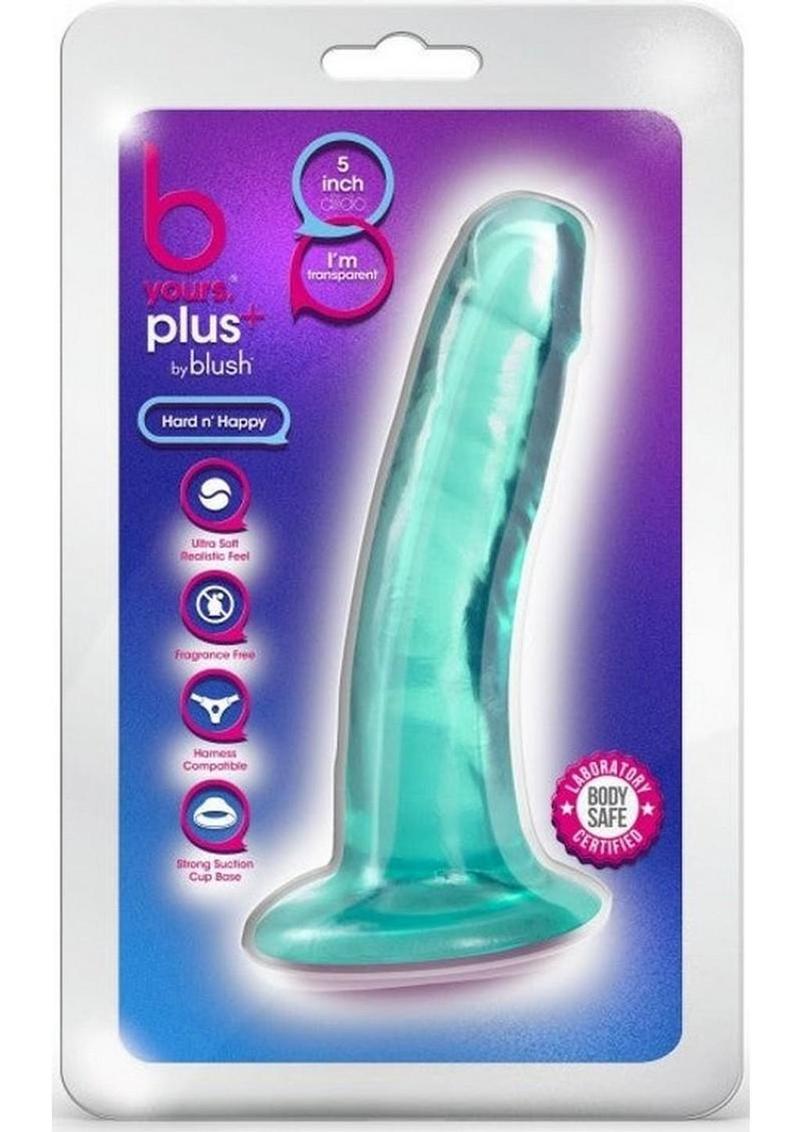 B Yours Plus Hard n' Happy Realistic Dildo 5.5in
