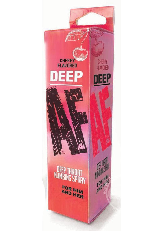 Deep AF Deep Throat Numbing Spray 1oz - Cherry