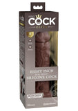 King Cock Elite Dual Density Silicone Dildo 8in