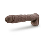 Au Naturel Daddy 14 in. Posable Dual Density Dildo with Balls