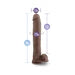 Au Naturel Daddy 14 in. Posable Dual Density Dildo with Balls