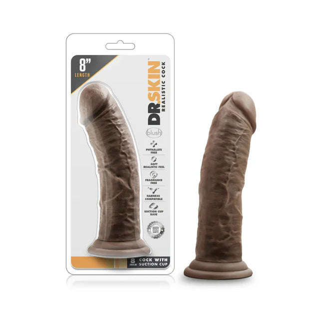 Blush Dr. Skin Realistic 8 in. Dildo with Suction Cup