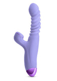 Luxe Nova Rechargeable Thrusting & Throbbing Stimulator Purple