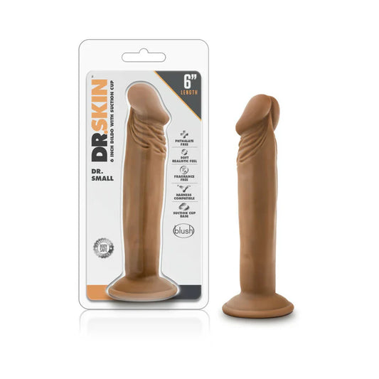 Blush Dr. Skin Dr. Small Realistic 6 in. Dildo with Suction Cup