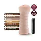 Blush M for Men Ashley Vagina Stroker with Bullet Vibrator Beige