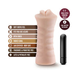 Blush M for Men Skye Oral Stroker with Bullet Vibrator Beige