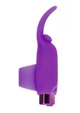 PowerBullet Silicone Teasing Tongue With Mini Rechargeable Bullet 2.5in - Purple