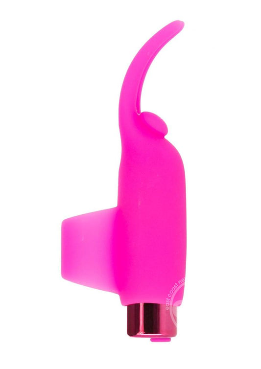 PowerBullet Silicone Teasing Tongue With Mini Rechargeable Bullet 2.5in - Pink