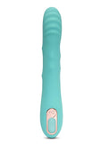 Nu Sensuelle Roxii Rechargeable Silicone Wand with Roller Motion - Electric Blue